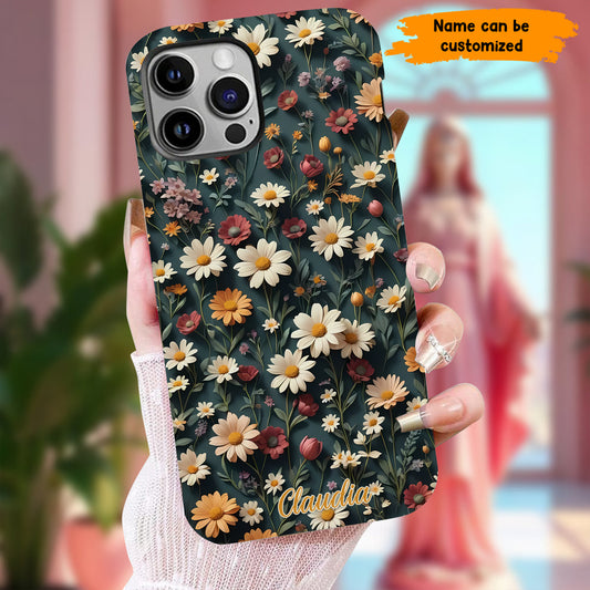 Beautiful Wildflower - Personalized Flower Phone Case