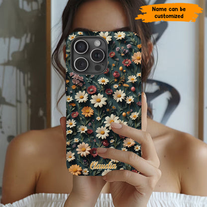 Beautiful Wildflower - Personalized Flower Phone Case