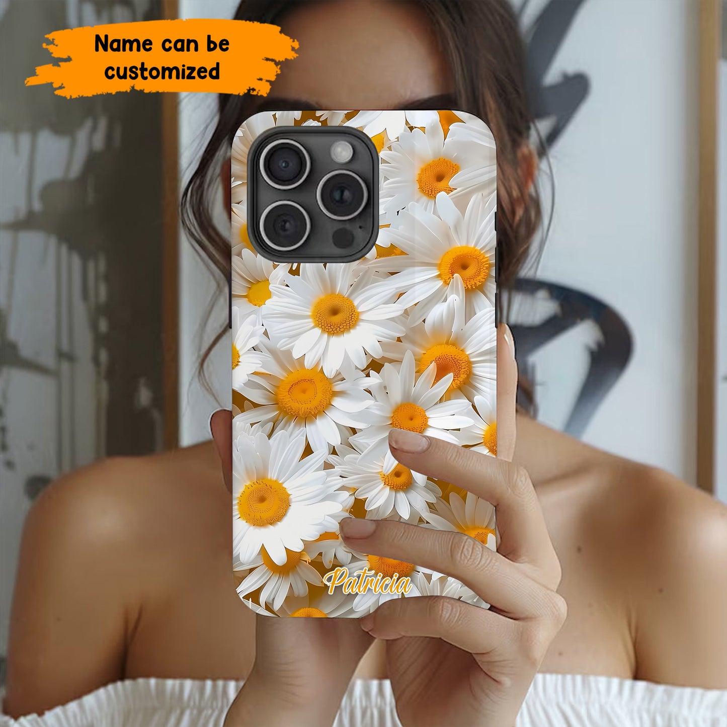 Personalized Daisy Bloom Phone Case