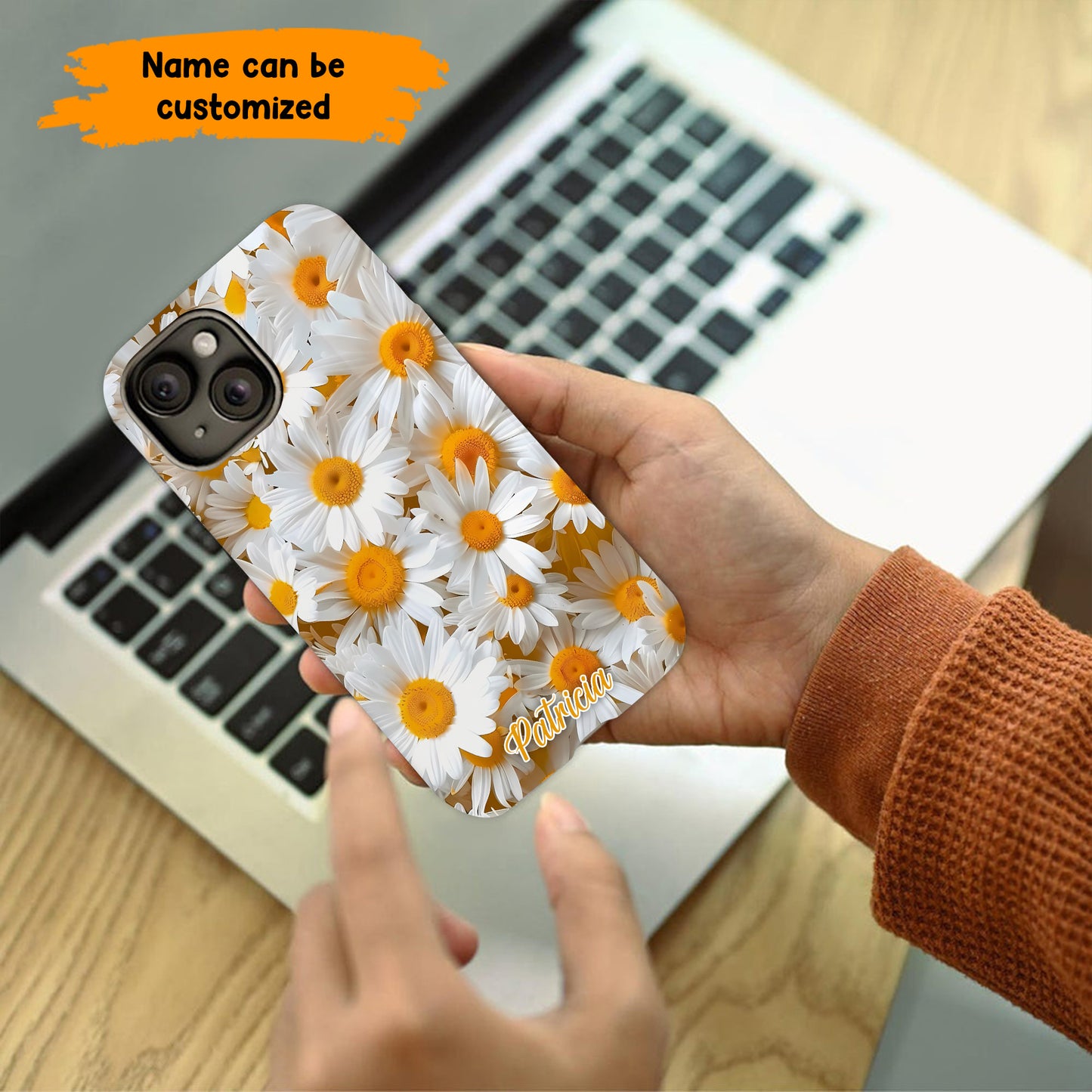 Personalized Daisy Bloom Phone Case