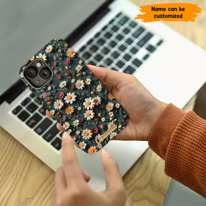 Beautiful Wildflower - Personalized Flower Phone Case