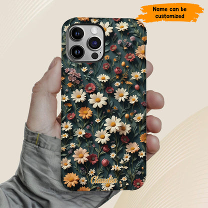 Beautiful Wildflower - Personalized Flower Phone Case