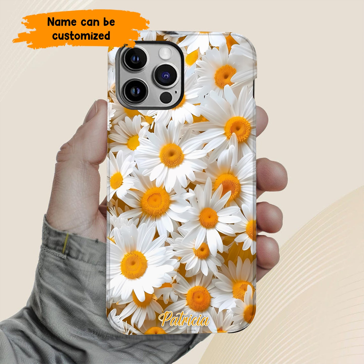 Personalized Daisy Bloom Phone Case