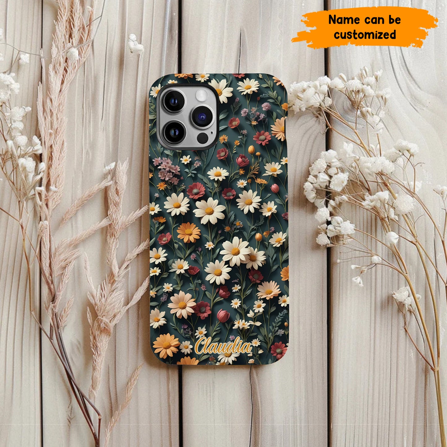 Beautiful Wildflower - Personalized Flower Phone Case