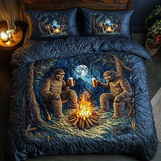 Moonlight Beers Bigfoot Quilted Bedding Set