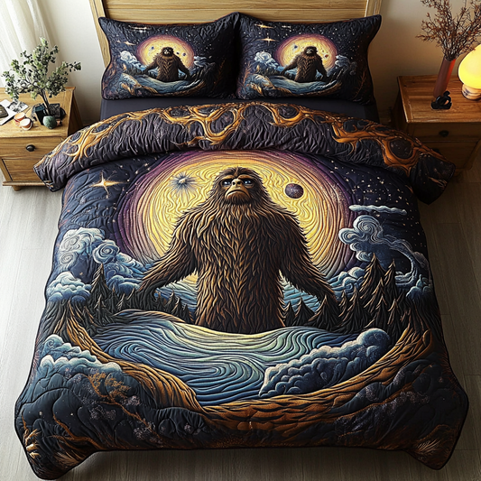 Mystic Bigfoot Quilted Bedding Set
