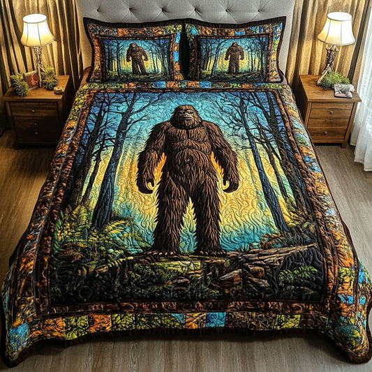 Mystic Forest - Bigfoot Quilted Bedding Set