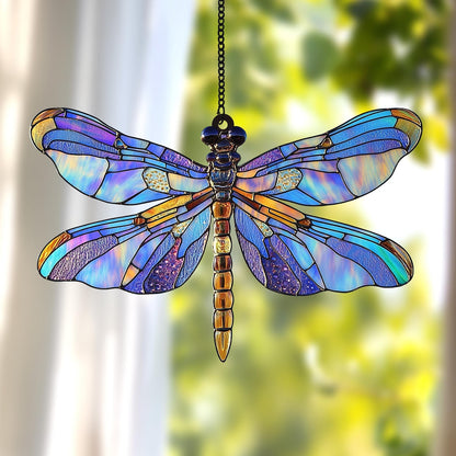 Mystical Dragonfly Acrylic Window Hanging