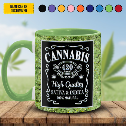 Weed Lover - Personalized Accent Mug