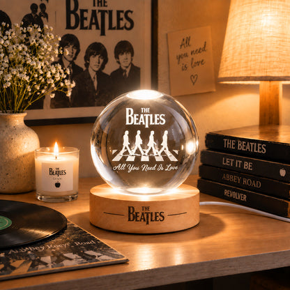 The Beatles All You Need Is Love Crystal Ball Night Light