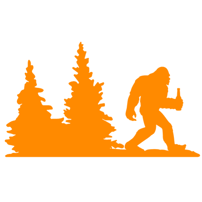 Bigfoot Windshield Sticker