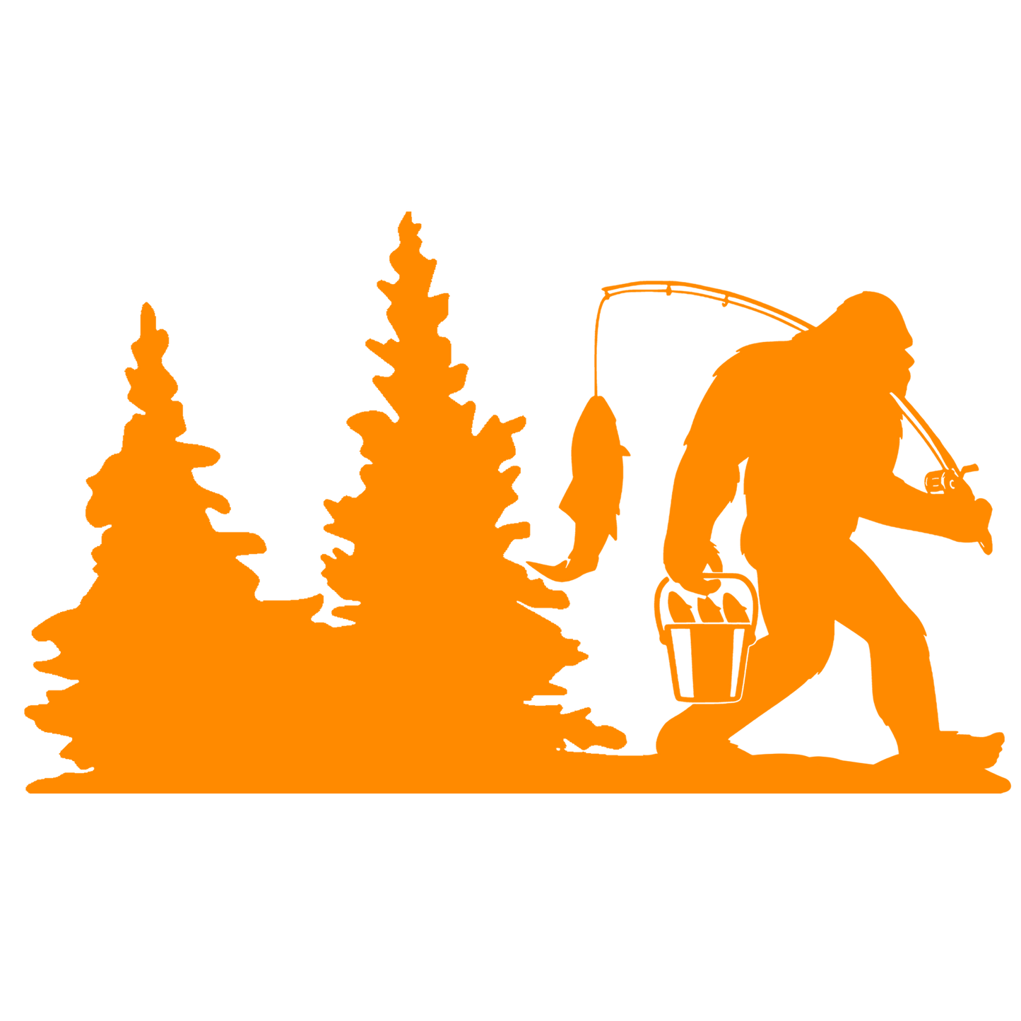 Bigfoot Windshield Sticker