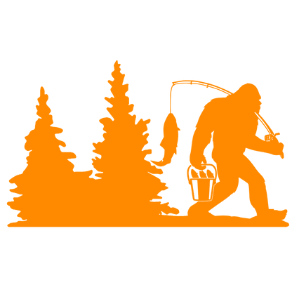 Bigfoot Windshield Sticker