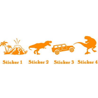 Set 4: Jurassic Adventure Stickers