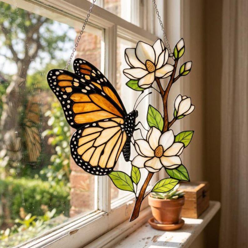 Monarch Butterfly - Butterfly Window Hanging Suncatcher Acrylic