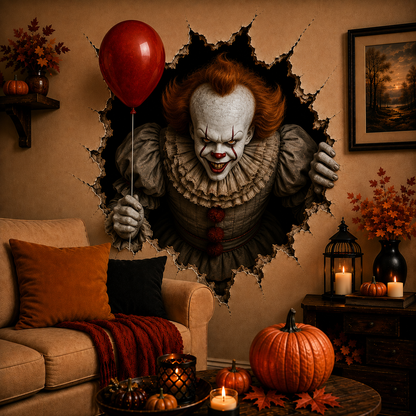 Halloween 3D Horror Wall Decal