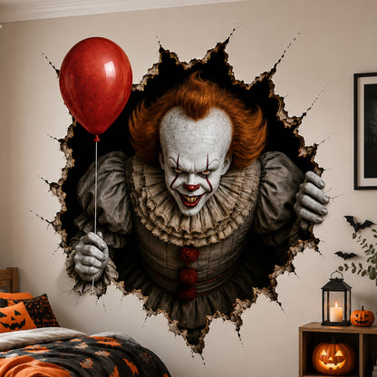 Halloween 3D Horror Wall Decal
