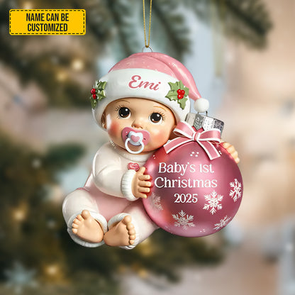 Baby Christmas Ornament - Personalized Gifts Ornament