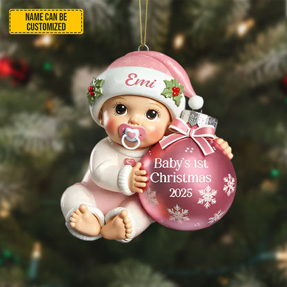 Baby Christmas Ornament - Personalized Gifts Ornament