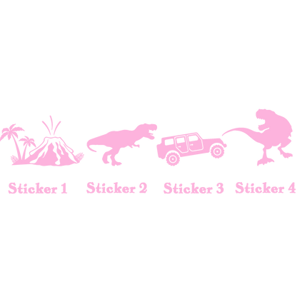 Set 4: Jurassic Adventure Stickers
