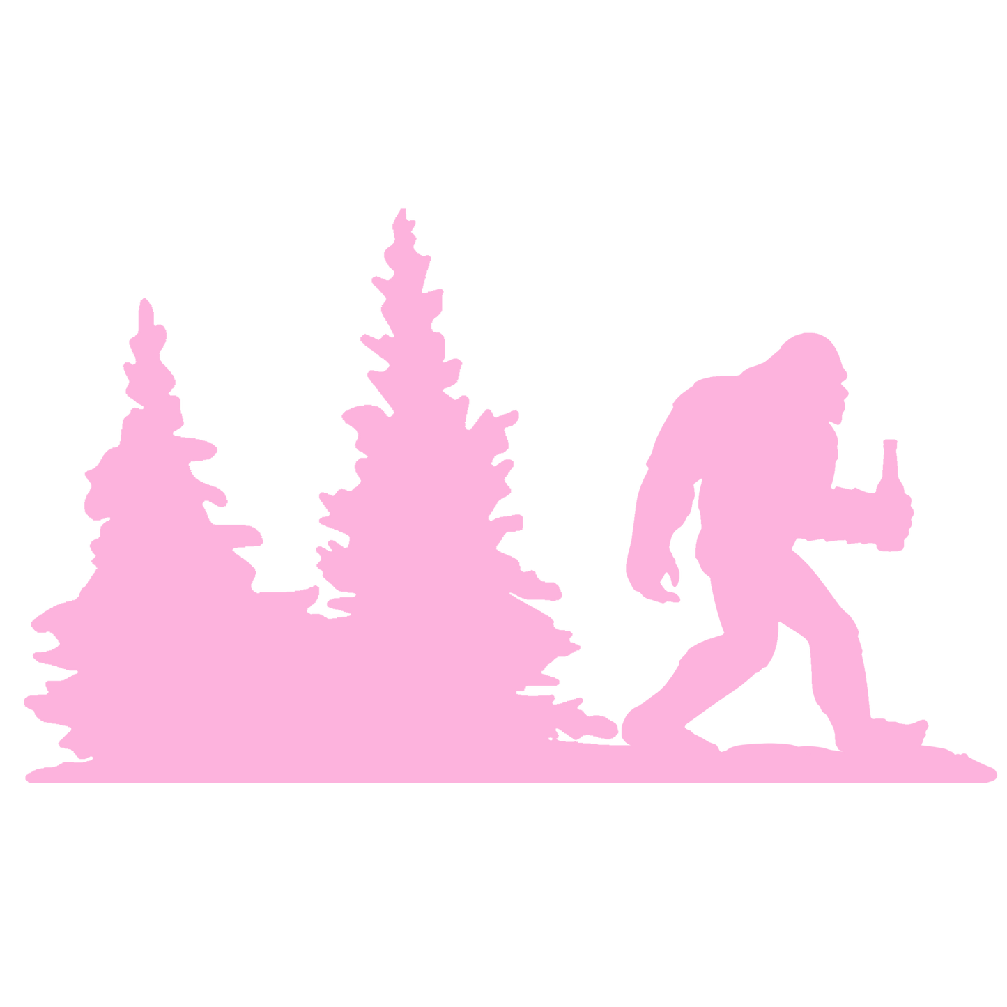 Bigfoot Windshield Sticker