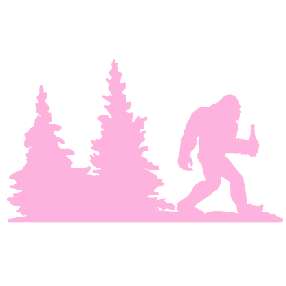 Bigfoot Windshield Sticker
