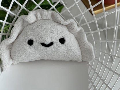 Cute Easter Pierogi Gift, Smiley or Sad Face Plush Pillow