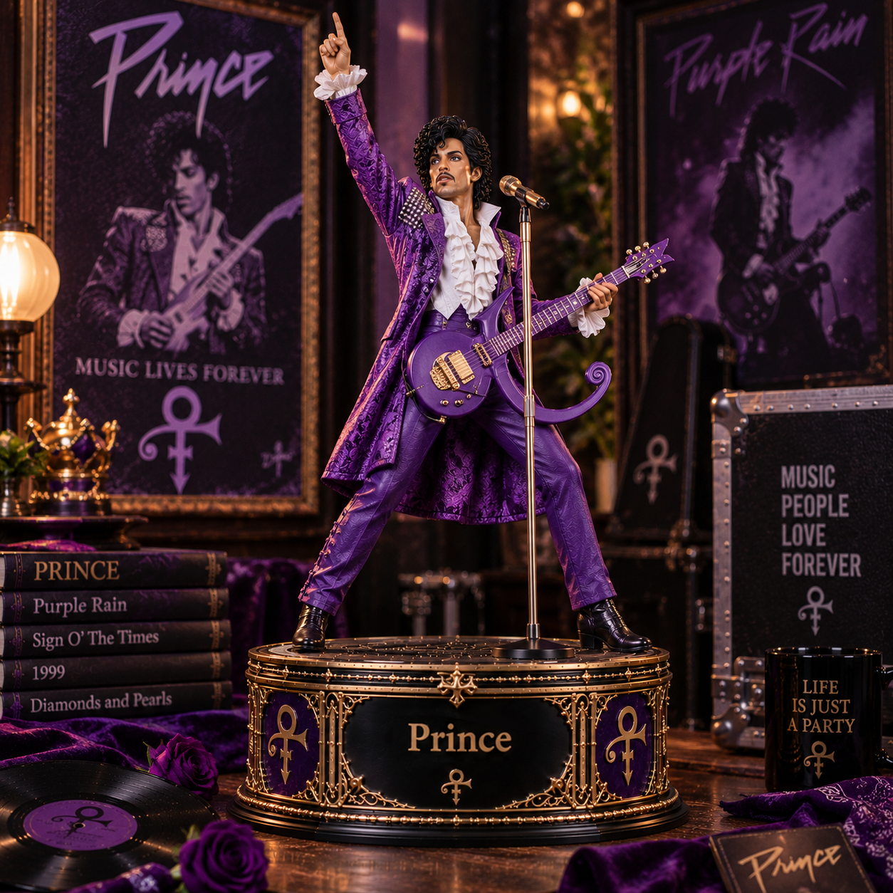 Prince Purple Rain Legend – Collectible Acrylic Plaque