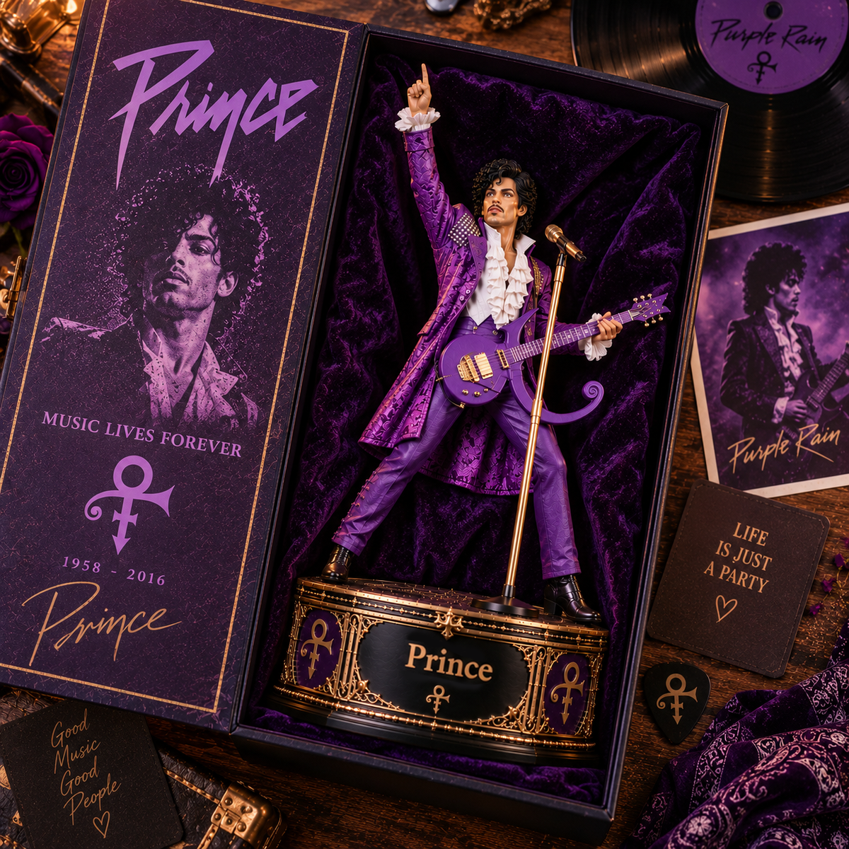 Prince Purple Rain Legend – Collectible Acrylic Plaque