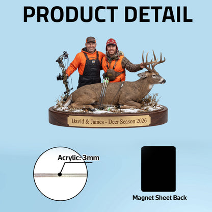 Trophy Moments – Personalized Photo Acrylic Fridge Magnet