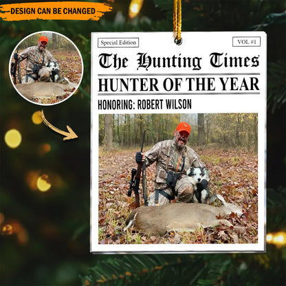 Trophy Times – Personalized Photo Ornament