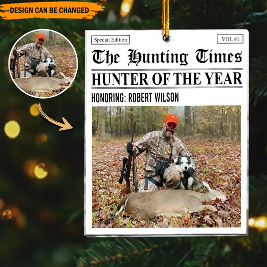 Trophy Times – Personalized Photo Ornament