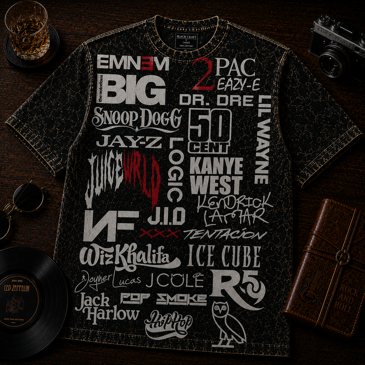 Rap Lover - Classic Legends All Over Print Shirt Version 1