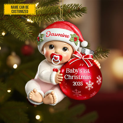 Baby Christmas Ornament - Personalized Gifts Ornament