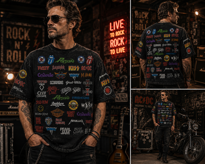 Rock Lover - Classic Legends All Over Print Shirt Version 1