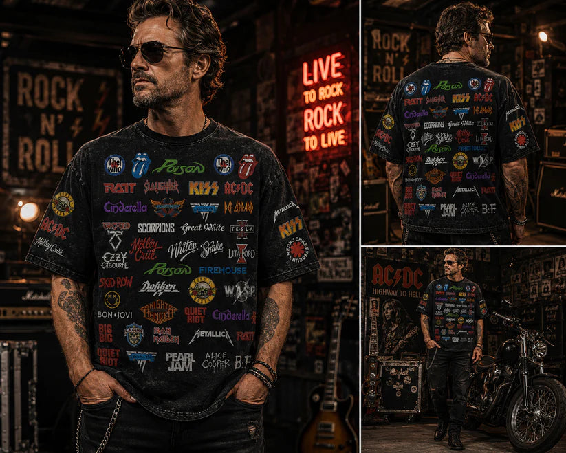 Rock Lover - Classic Legends All Over Print Shirt Version 1 - 1