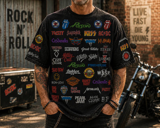 Rock Lover - Classic Legends All Over Print Shirt Version 1 - 1
