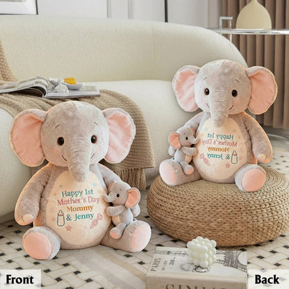 Happy 1st Mother's Day - Personalized Mother Shaped Pillow