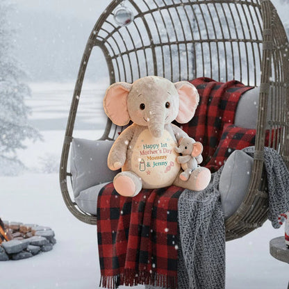 Happy 1st Mother's Day - Personalized Mother Shaped Pillow