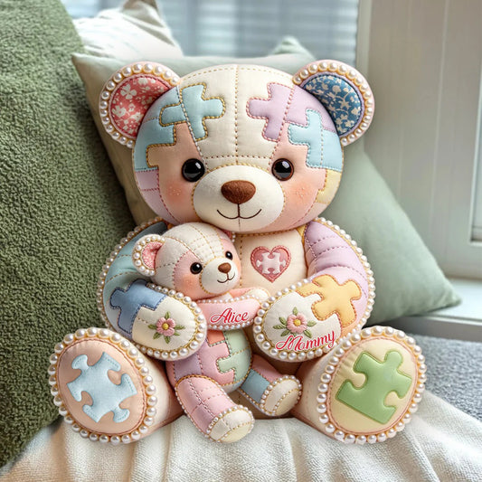 Autism Mom - Personalized Mother Shaped Pillow