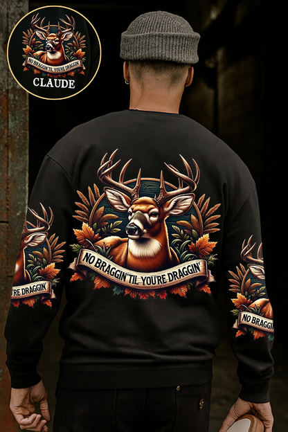 Hunt Hard, Brag Later – Personalized All Over Print Shirt