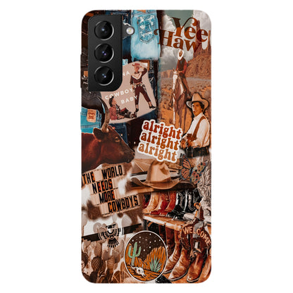 Desert Rodeo Collage – Western Grit Phone Case