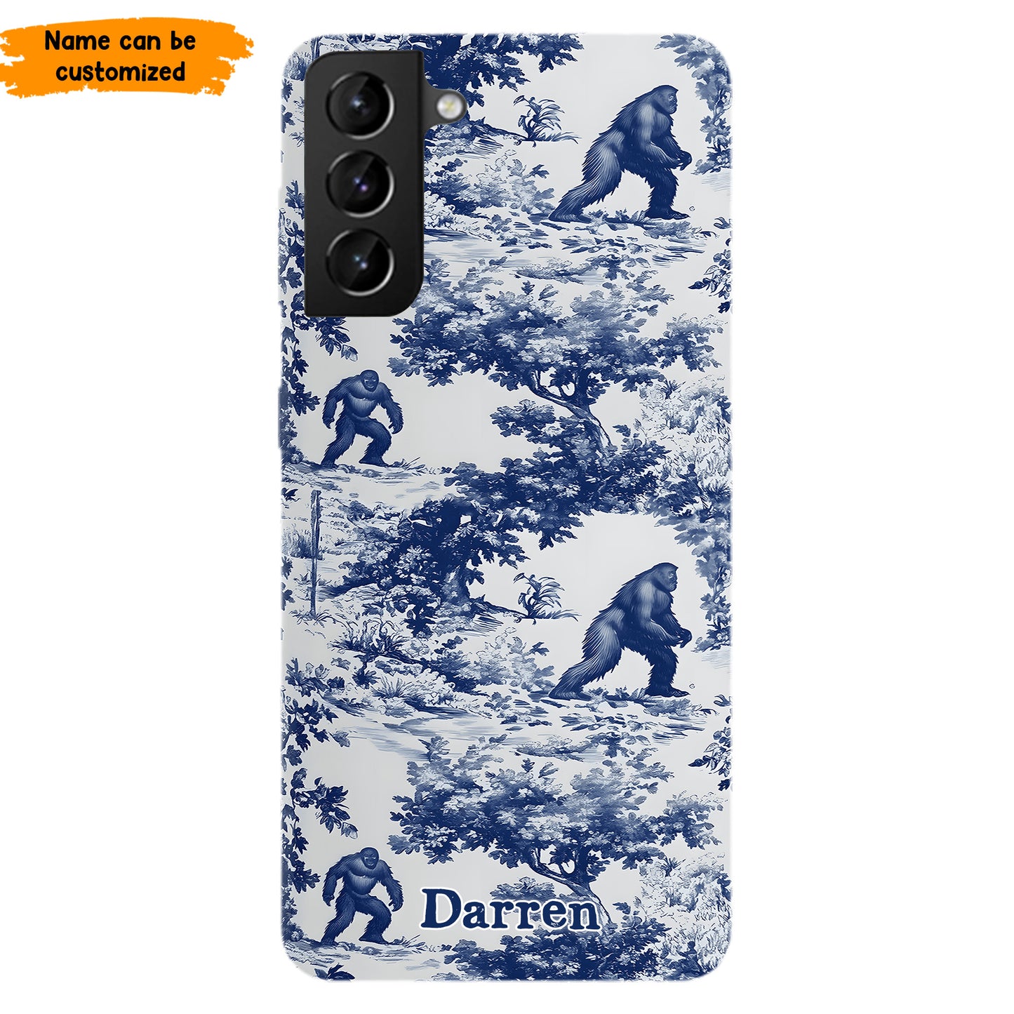 Toile Of The Wild - Personalized Bigfoot Phone Case