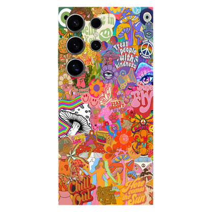 Psychedelic Vibes – 70s Hippie Art Phone Case