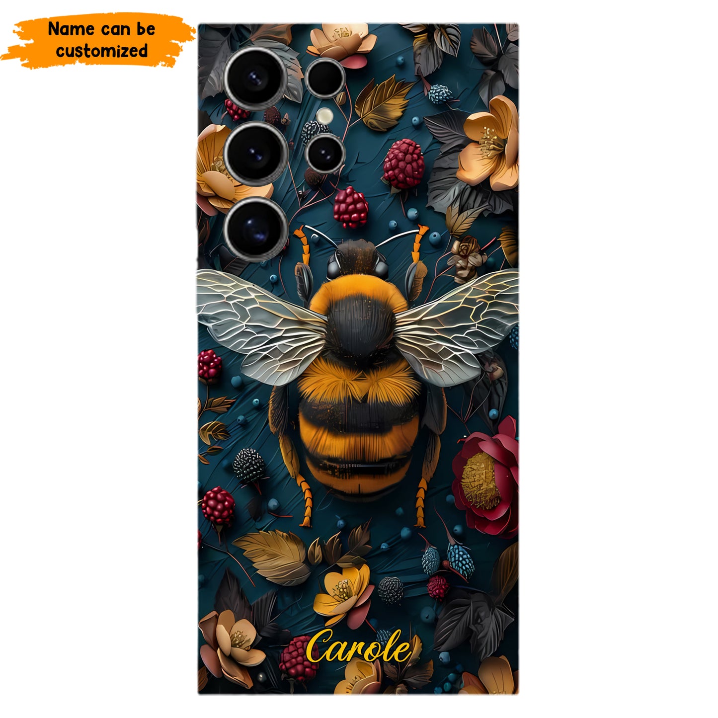 Bee & Floral Phone Case Phone Case