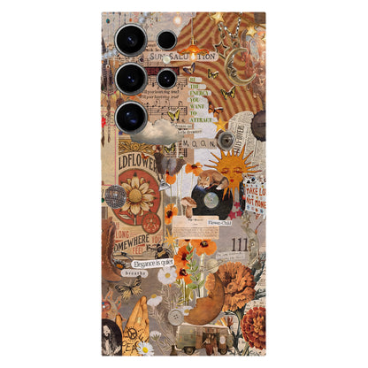 Boho Collage Phone Case – Flower Child Energy