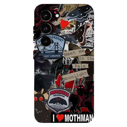 Meet Me in the Pale Moonlight - Mothman Phone Case