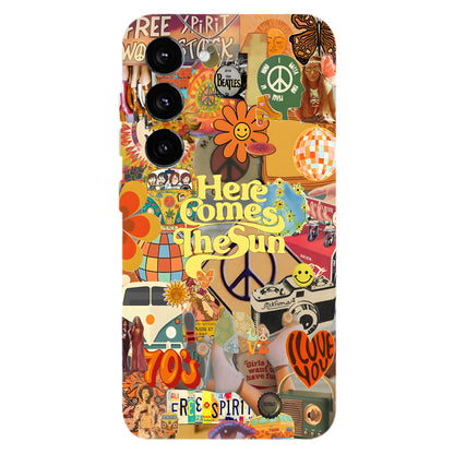 Here Comes the Sun – 70s Hippie Vibe Phone Case