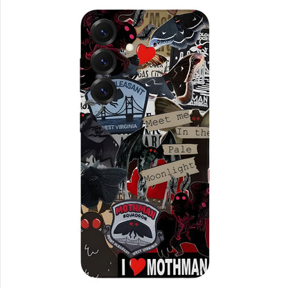 Meet Me in the Pale Moonlight - Mothman Phone Case