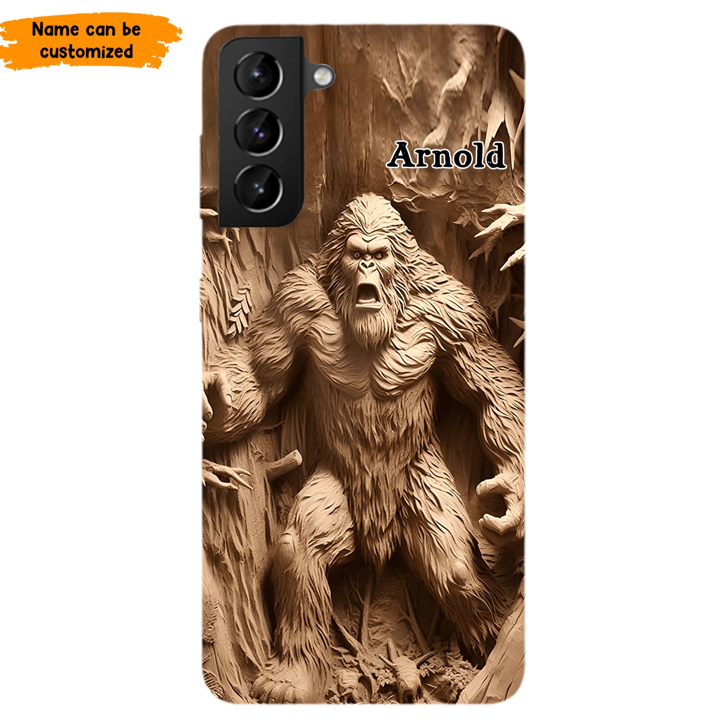 Bigfoot Legend in the Trees – Personalized Bigfoot Phone Case